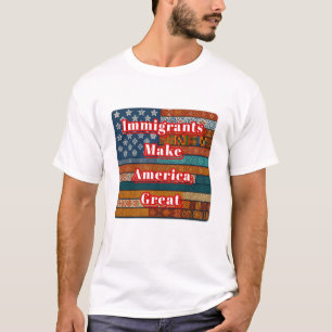 Camiseta Imigrantes Tornam a América Grande