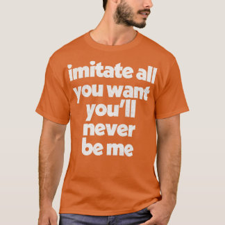 Camiseta Imitadores Anti-Hater Design FadedStyle Tipografia