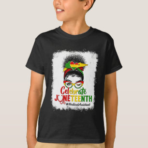 Camiseta Imitante Preto da Medicina, Messant Bun Celebra Ju