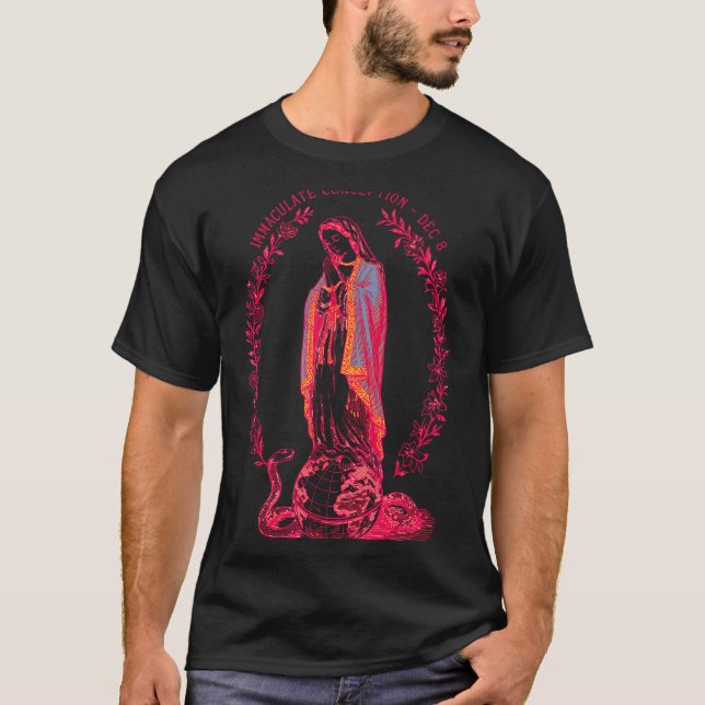 Camiseta Immaculate Conception Dec 8 Virgin Mary Catholic D (Frente)