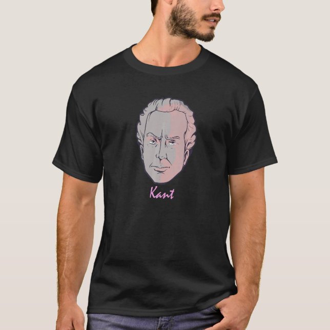 Camiseta Immanuel Kant, Filosofia Alemã Enlig (Frente)