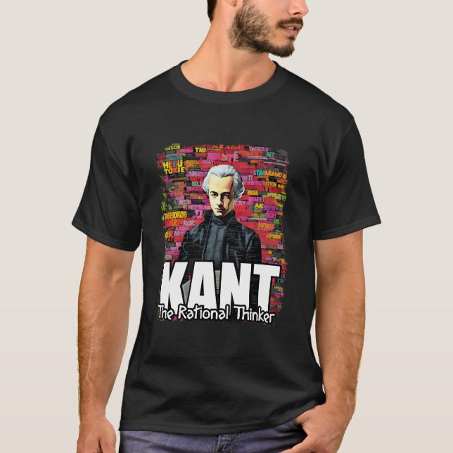 Camiseta Immanuel Kant Philosopher (Frente)