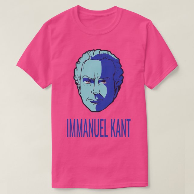 Camiseta Immanuel Kant Philosopher Writer (Frente do Design)