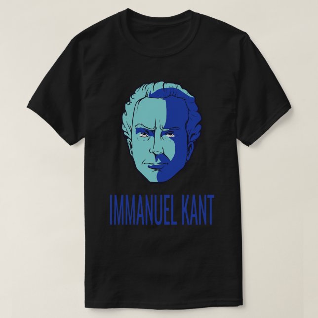 Camiseta Immanuel Kant Philosopher Writer (Frente do Design)