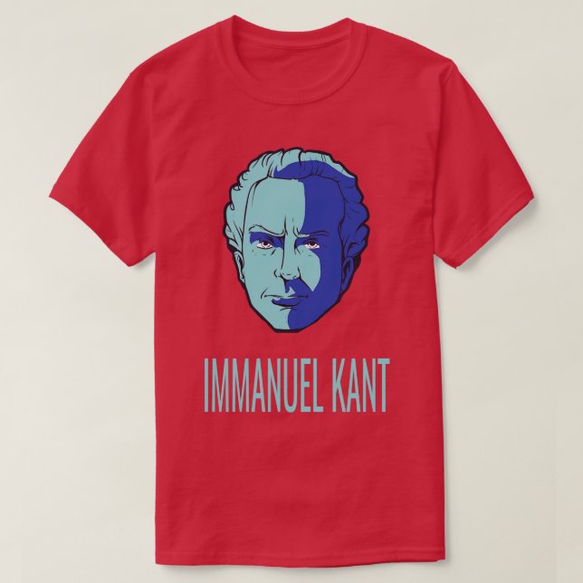 Camiseta Immanuel Kant Philosopher Writer 1 (Frente do Design)
