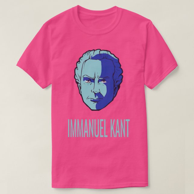 Camiseta Immanuel Kant Philosopher Writer 2 (Frente do Design)