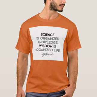 Camiseta Immanuel Kant quotes Science is organized knowledg