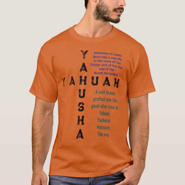 Camiseta Immersion Yahuah Yahusha (Frente)