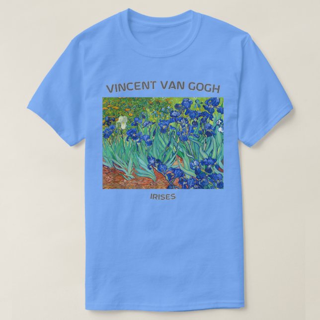Camiseta Immersive Van Gogh Irises (Frente do Design)