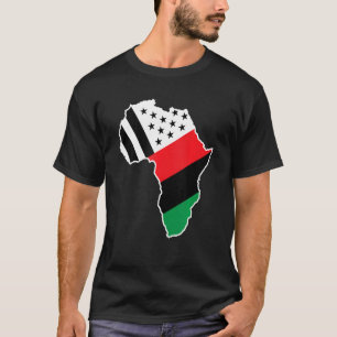 Camiseta Immigrant Flag African American Pride Black Histor