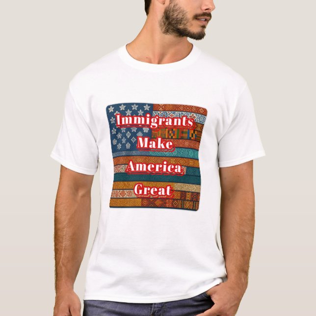 Camiseta Immigrants Make America Great (Frente)