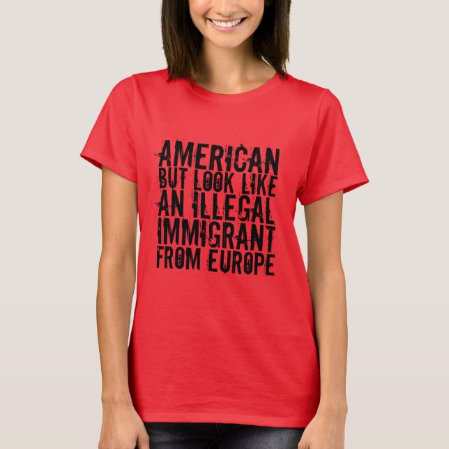 CAMISETA IMMIGRATION SHIRT (Frente)