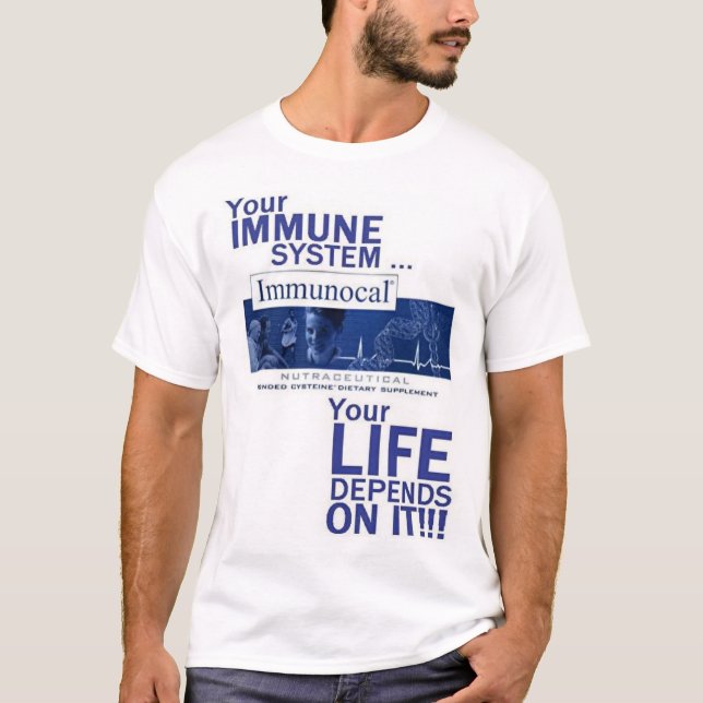 Camiseta Immunocal… sua vida depende dele! (Frente)