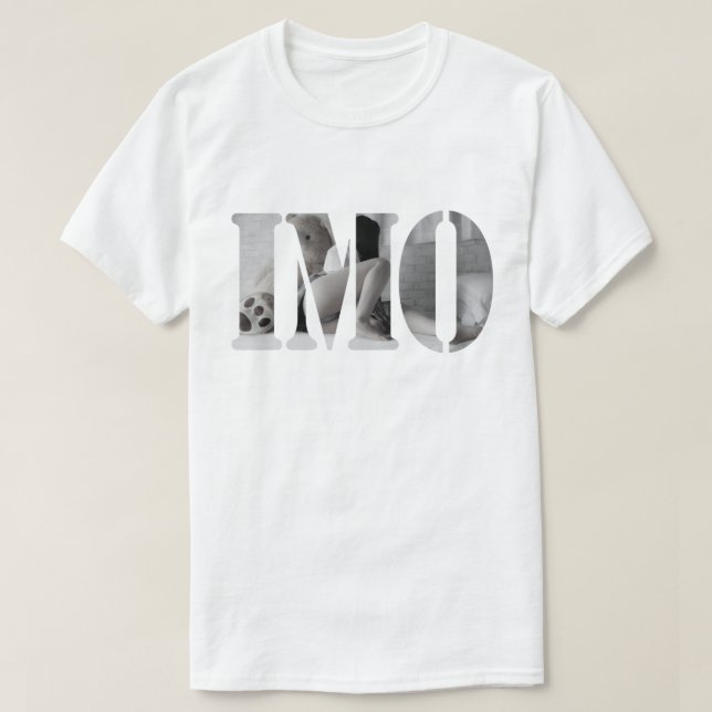 CAMISETA IMOの中にモモとイモ君 (Frente do Design)