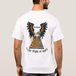 Camiseta Imobilizável, como o voo de anjos.