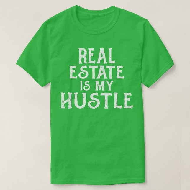 Camiseta Imóveis É Meu Edifício Hustle (Frente do Design)