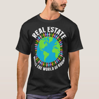 Camiseta Imóveis faz o mundo girar