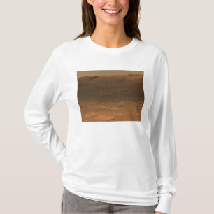 Camiseta Impacte a resistência da cratera na superfície d