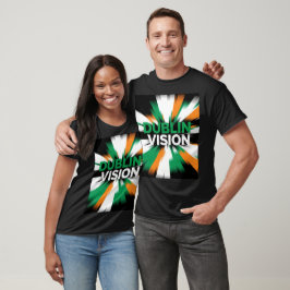 Camiseta Impacto do Dia de São Patrício na Visão de Dublin