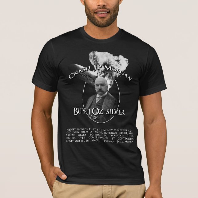 Camiseta Impacto JP Morgan com citações de Madison (Frente)