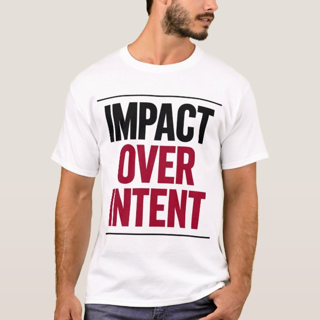 Camiseta Impacto Sobre Intenção (Frente)