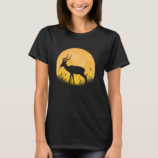 Camiseta Impala Easy Halloween Antílope Ewe Moon Cos (Frente)