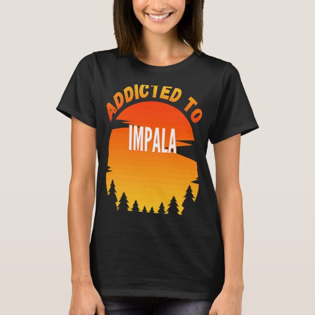 Camiseta Impala viciado em Impala (Frente)