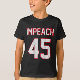 Camiseta Impeach 45 Estilo Footll Anti Trump Ck Impressão
