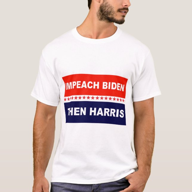 Camiseta Impeach Biden Than Harris (Frente)
