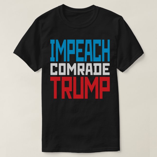 Camiseta Impeach Soviético - Trump Anti-Trump (Frente do Design)
