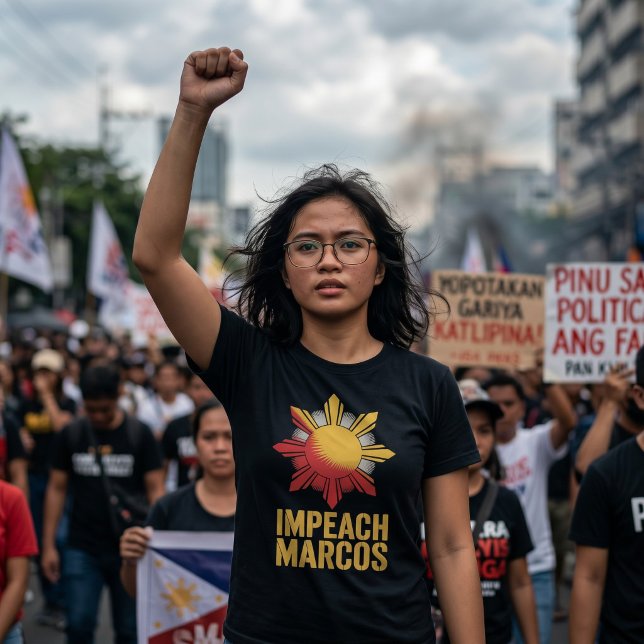 Camiseta Impeachment de Marcos Protesto Contra Corrupção Fi (Criador carregado)