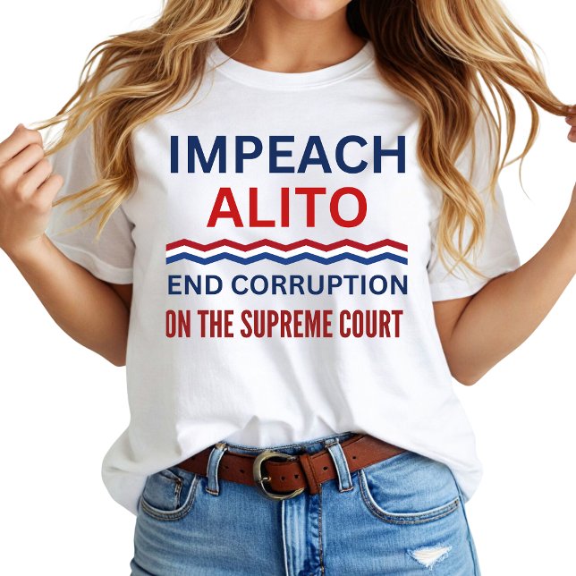 Camiseta Impeachment do Juiz do Supremo Tribunal Samuel Ali (Criador carregado)