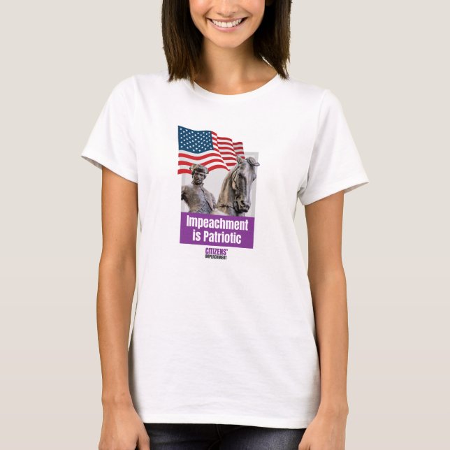 Camiseta Impeachment is Patriotic with Paul Revere (Frente)