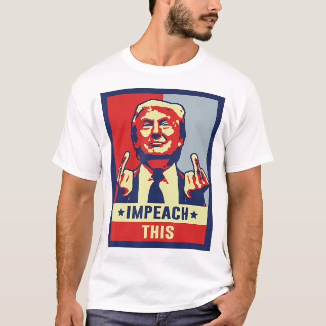 Camiseta Impeçam Este Trump Conservador Republicano (Frente)