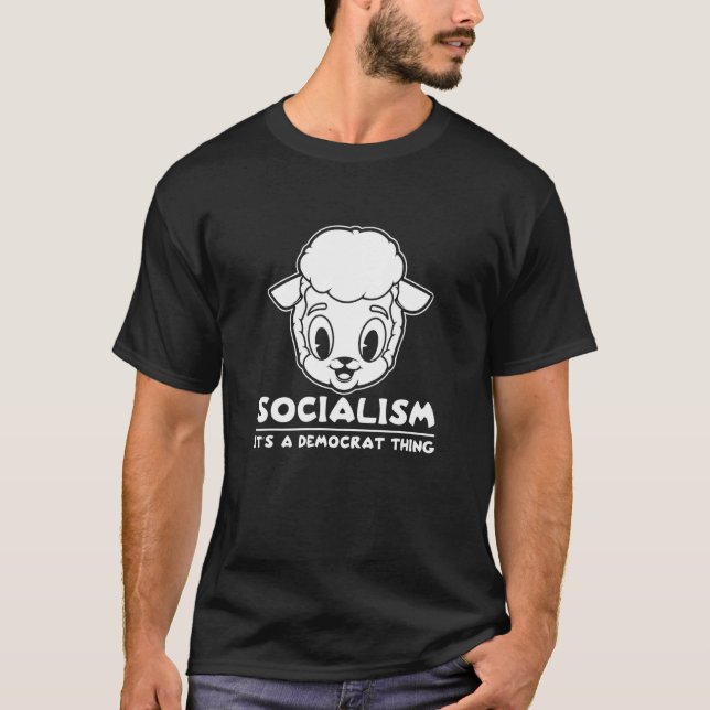 Camiseta Impedir o socialismo democrata republicano polític (Frente)