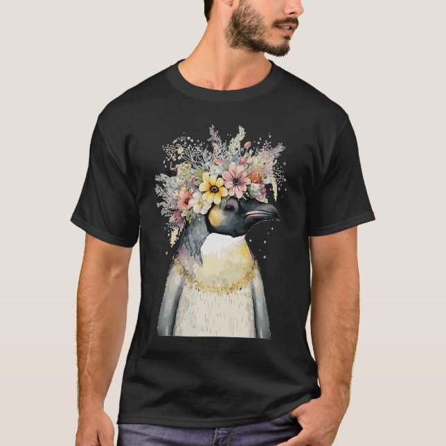 Camiseta Imperador Cinto Pinguim Flor Flor B (Frente)