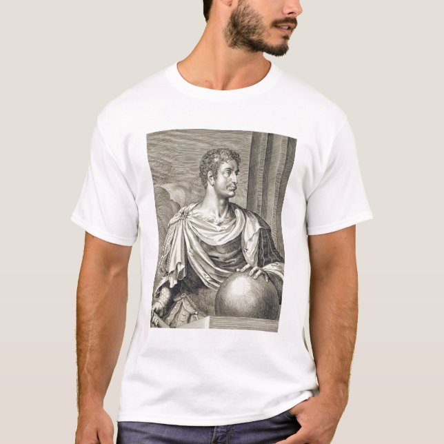 Camiseta Imperador de D. Octavius Augustus (ANÚNCIO 63 BC - (Frente)