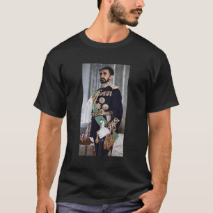 Camiseta Imperador Haile Selassie Imperador Etíope Selassie