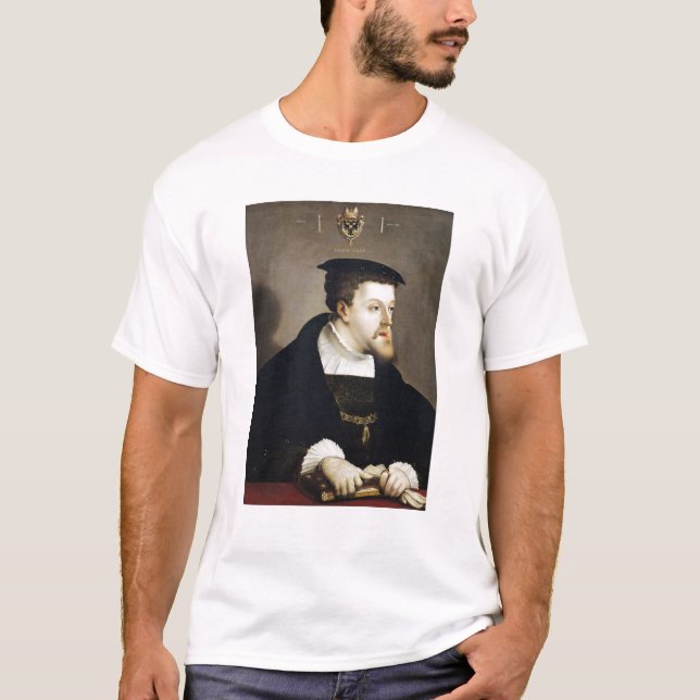 Camiseta Imperador romano santamente de Charles V (Frente)