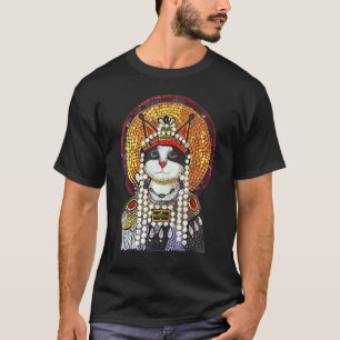 Camiseta Imperatriz Bizantina Eirene O Gato do Império Biz