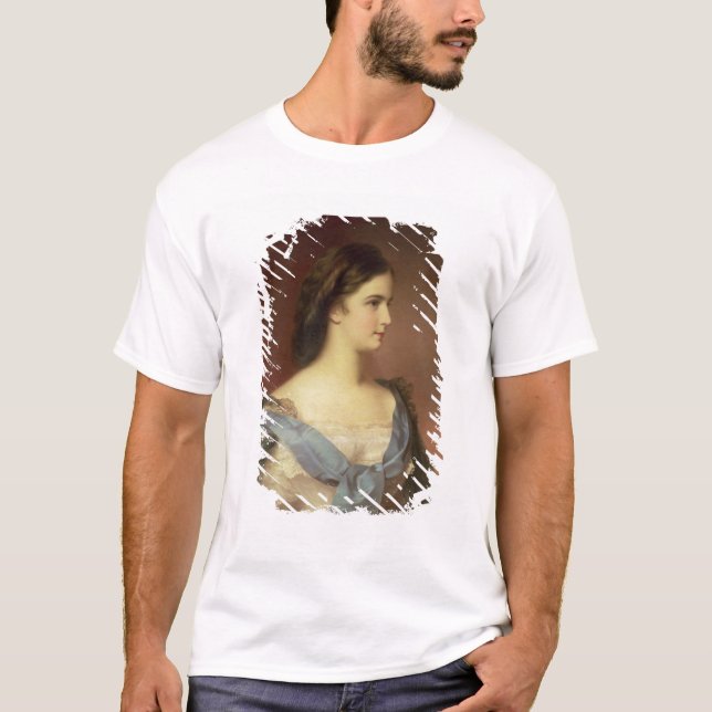 Camiseta Imperatriz Elizabeth de Baviera como uma jovem (Frente)