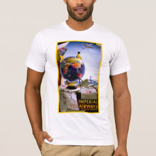 Camiseta Imperial Airways Globe