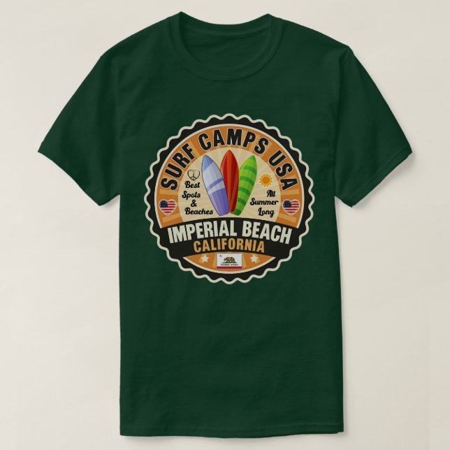Camiseta Imperial Beach California 1 (Frente do Design)