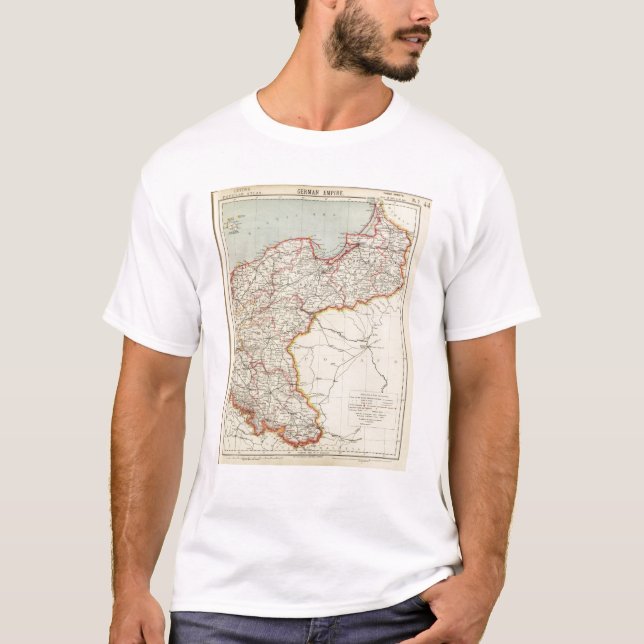 Camiseta Império alemão do nordeste (Frente)