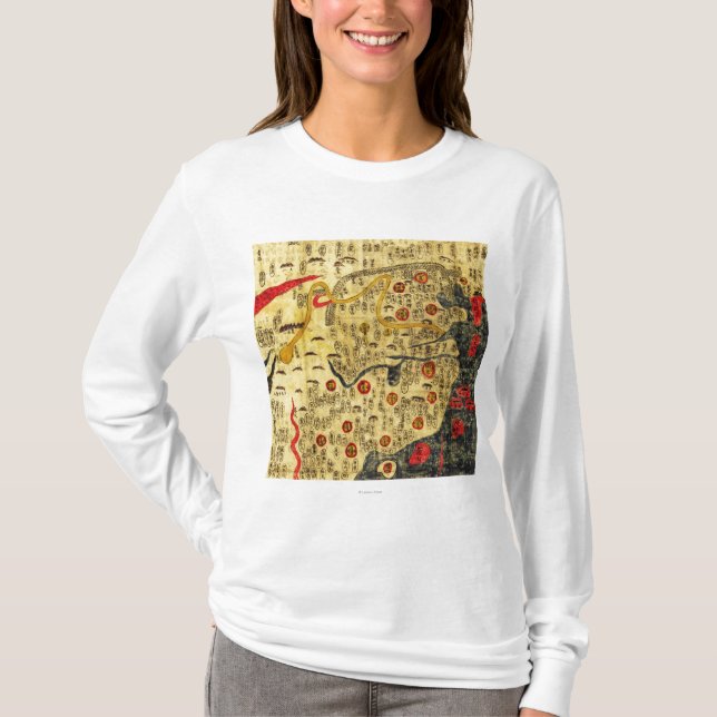 Camiseta Império de Ming, ChinaPanoramic MapChina (Frente)