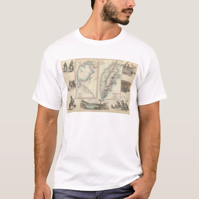 Camiseta Império de russo em Ásia oriental e ocidental (Frente)