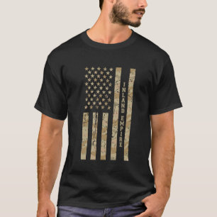 Camiseta Império Interior Califórnia Califórnia do Sul Dese