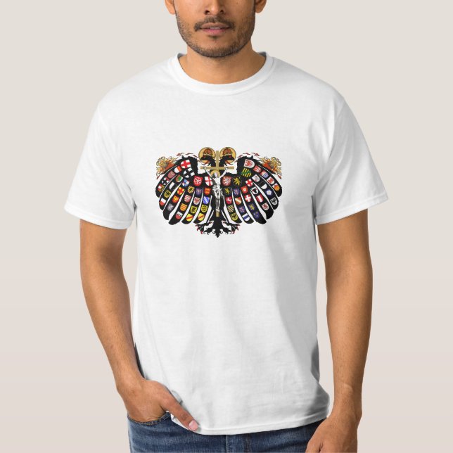 Camiseta Império romano santamente Eagle (Frente)