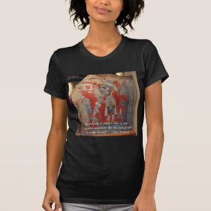 Camiseta Império Tolteca Gráfico & Provérbio Famoso