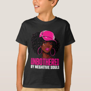 Camiseta Imperturbável Por Almas Negativas Afro Queen Sy Mu